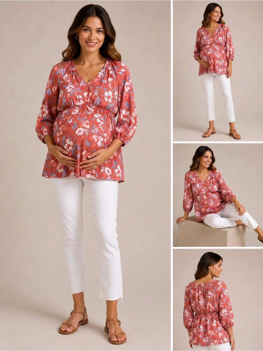 🎉5 for $45🎉isabel maternity top blouse shirt size L